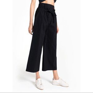 A.L.C. Henderson Wide Leg Crop Pant Black Size 0